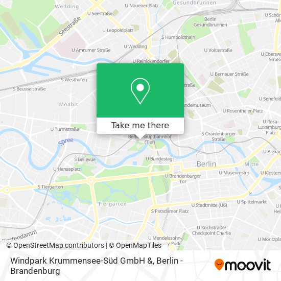 Карта Windpark Krummensee-Süd GmbH &