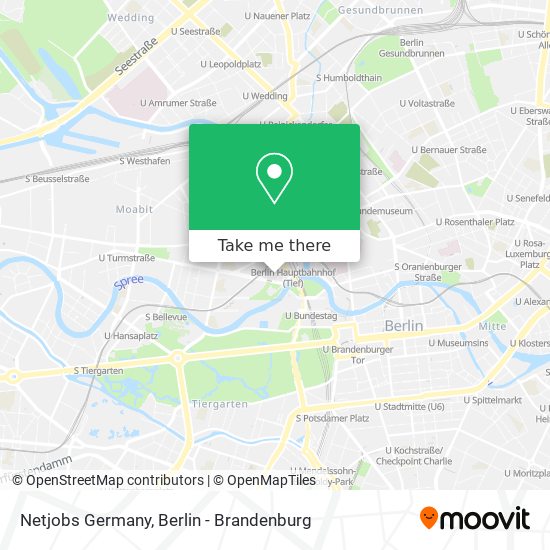 Карта Netjobs Germany