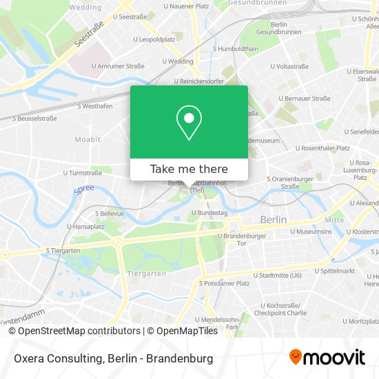 Oxera Consulting map