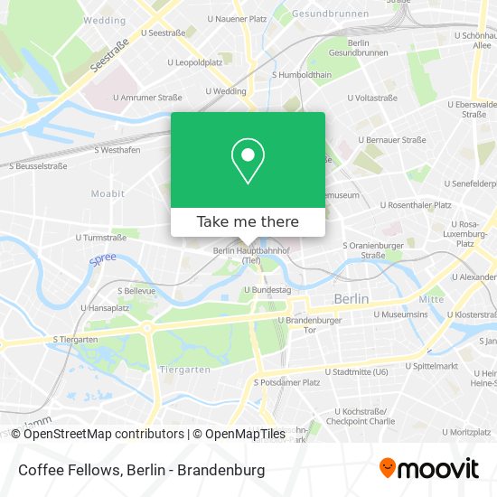 Coffee Fellows map