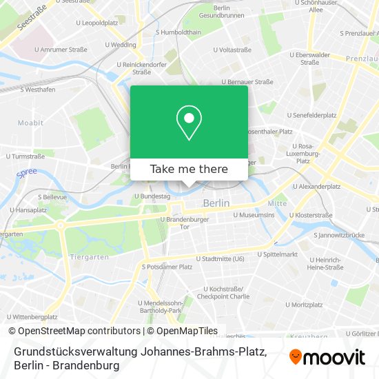 Карта Grundstücksverwaltung Johannes-Brahms-Platz