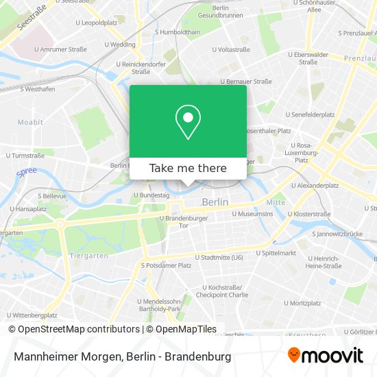 Карта Mannheimer Morgen
