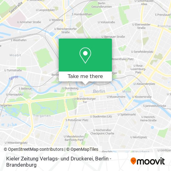Kieler Zeitung Verlags- und Druckerei map