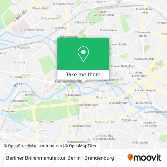 Berliner Brillenmanufaktur map