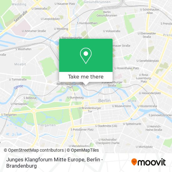 Junges Klangforum Mitte Europe map