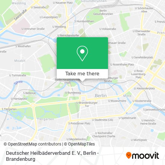 Deutscher Heilbäderverband E. V. map