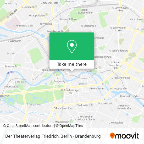 Der Theaterverlag Friedrich map