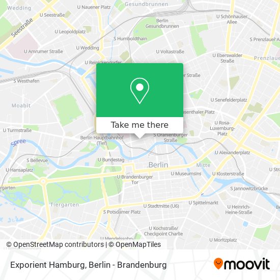Exporient Hamburg map