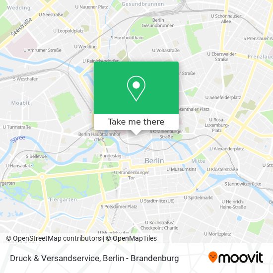 Druck & Versandservice map