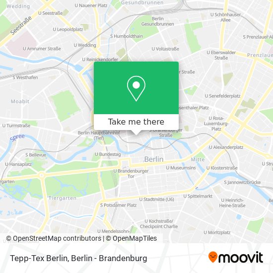 Tepp-Tex Berlin map