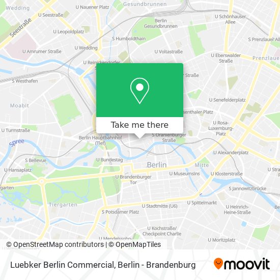 Luebker Berlin Commercial map
