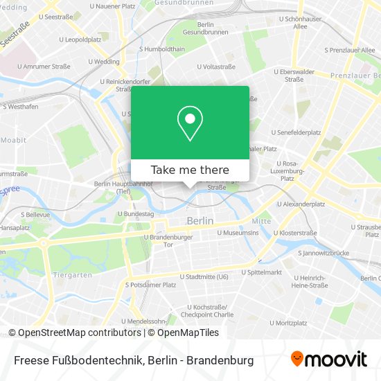 Freese Fußbodentechnik map