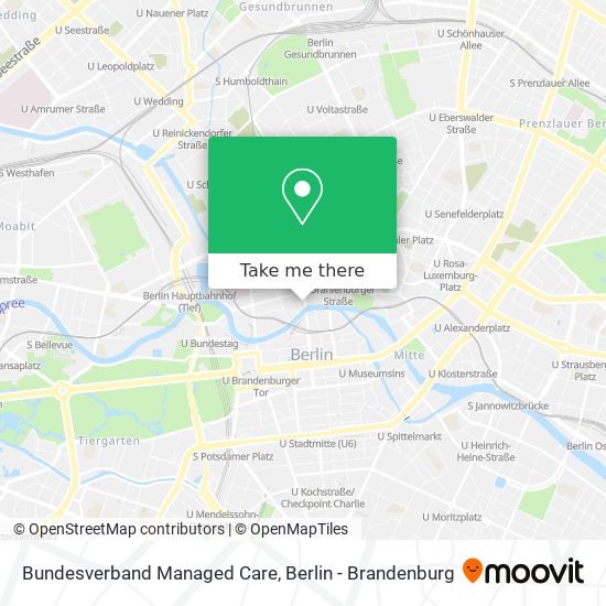 Bundesverband Managed Care map