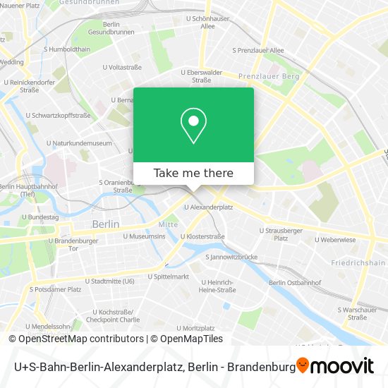 Карта U+S-Bahn-Berlin-Alexanderplatz
