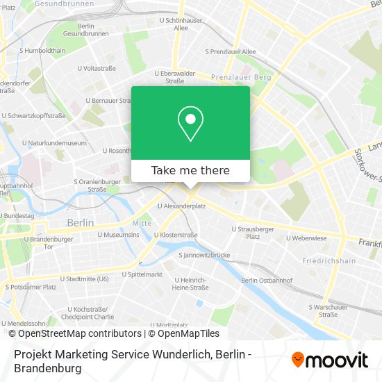 Projekt Marketing Service Wunderlich map