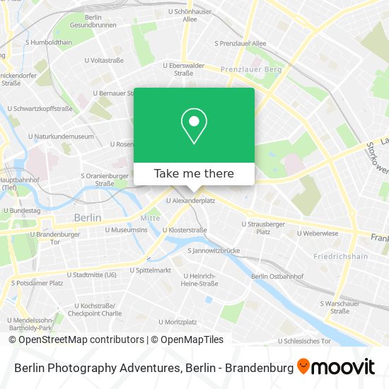 Карта Berlin Photography Adventures