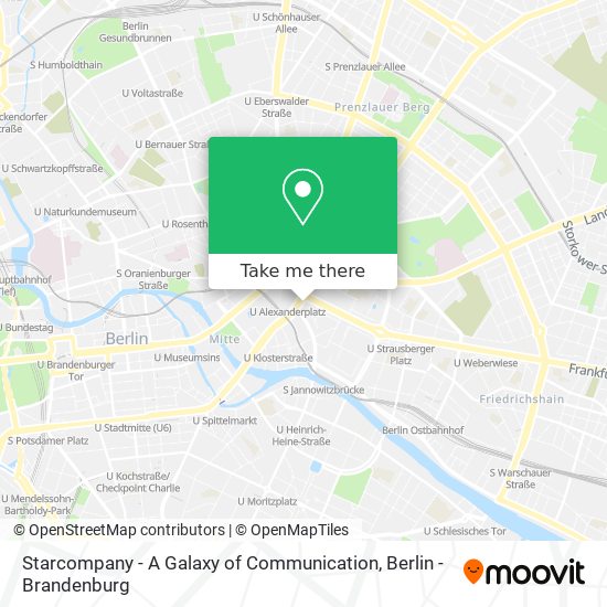 Starcompany - A Galaxy of Communication map