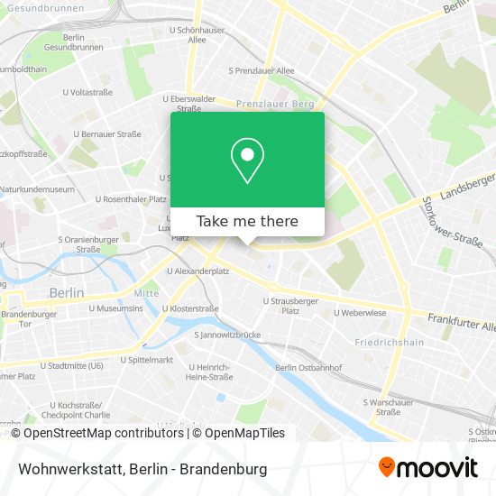 Wohnwerkstatt map