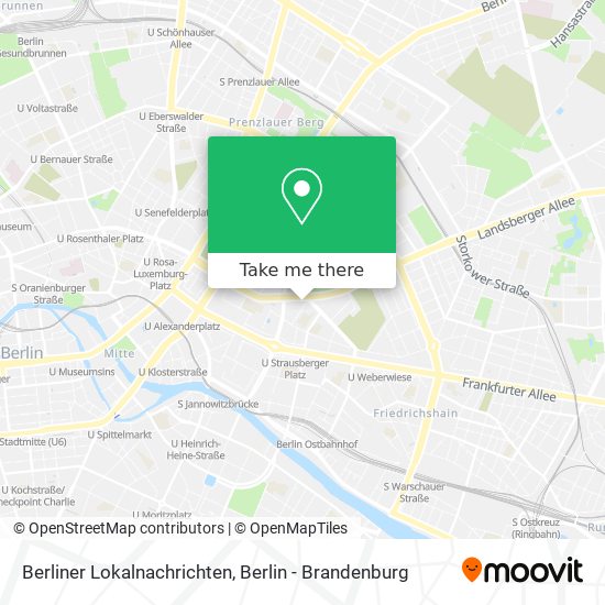 Карта Berliner Lokalnachrichten