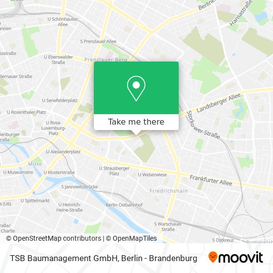 TSB Baumanagement GmbH map