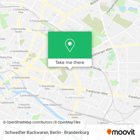 Schwedter Backwaren map
