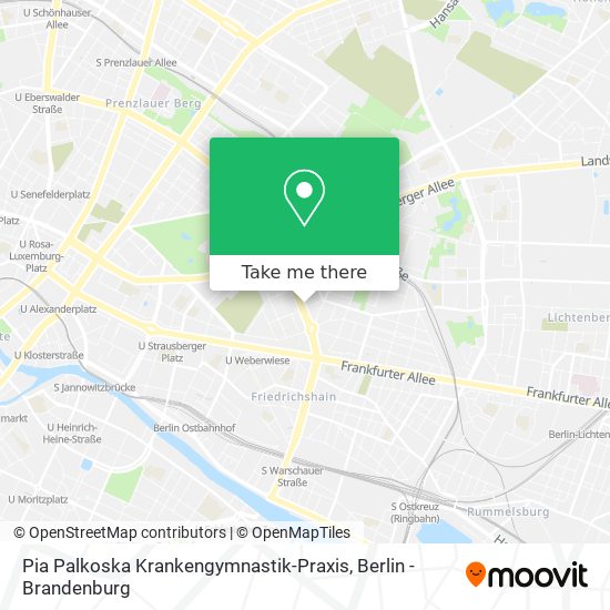 Pia Palkoska Krankengymnastik-Praxis map