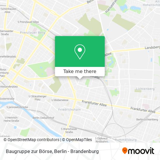 Baugruppe zur Börse map