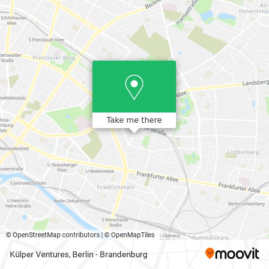 Карта Külper Ventures