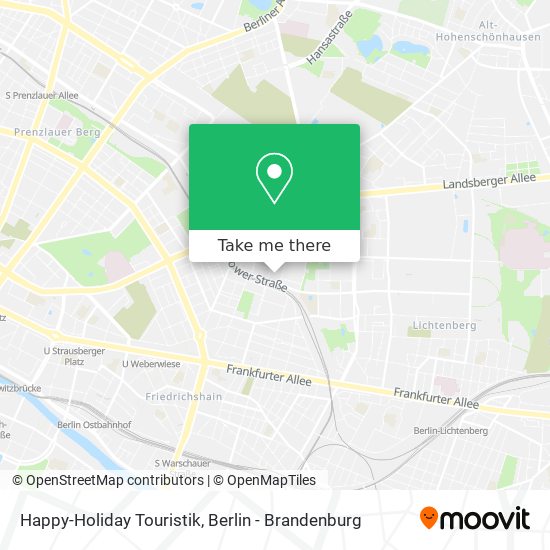 Happy-Holiday Touristik map