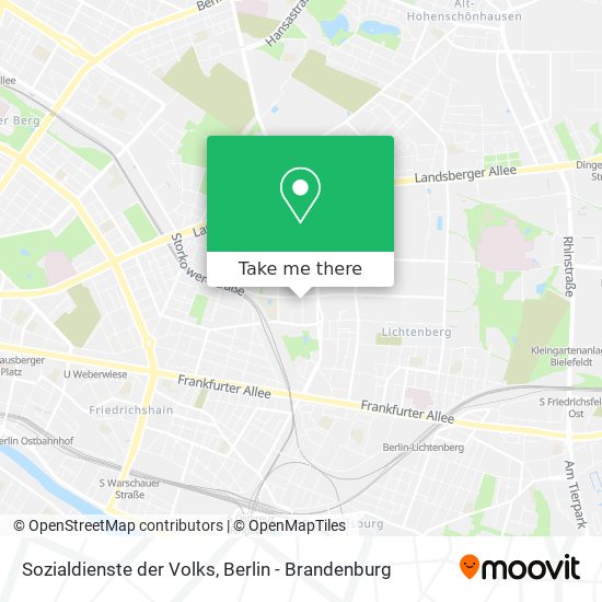 Sozialdienste der Volks map