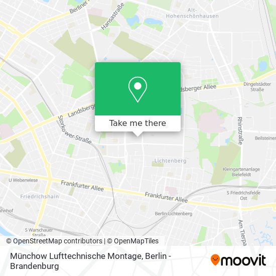 Münchow Lufttechnische Montage map