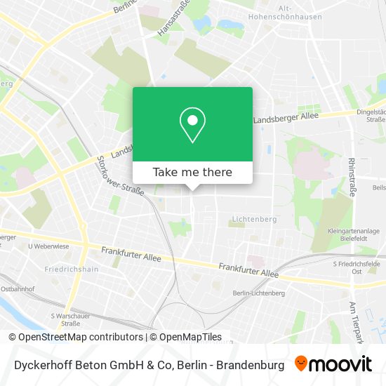 Карта Dyckerhoff Beton GmbH & Co