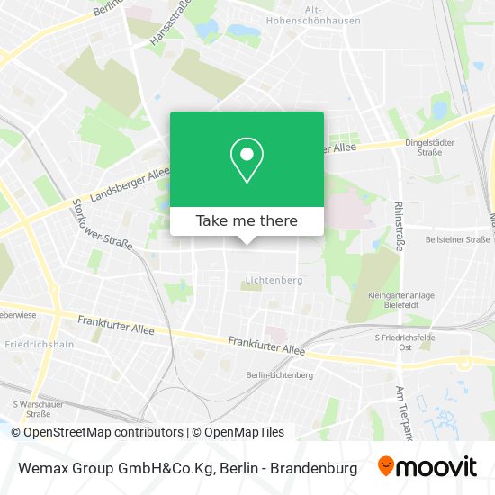Wemax Group GmbH&Co.Kg map