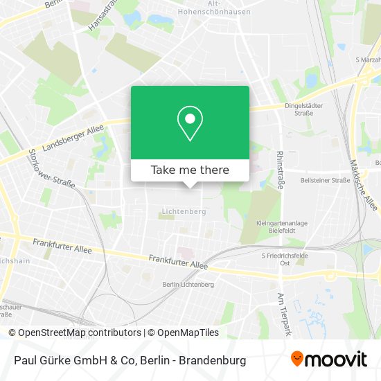 Paul Gürke GmbH & Co map