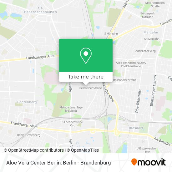 Aloe Vera Center Berlin map