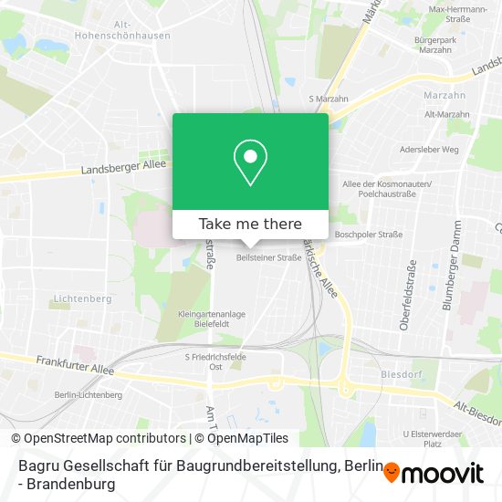 Bagru Gesellschaft für Baugrundbereitstellung map