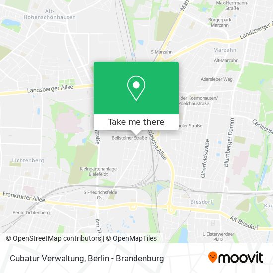 Cubatur Verwaltung map