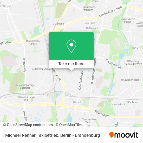 Карта Michael Renner Taxibetrieb