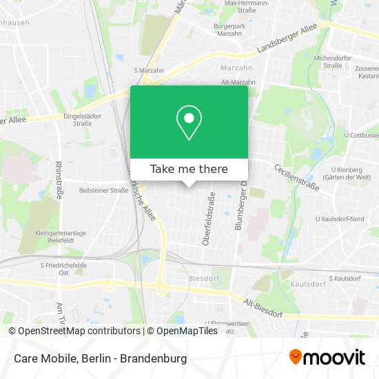 Care Mobile map