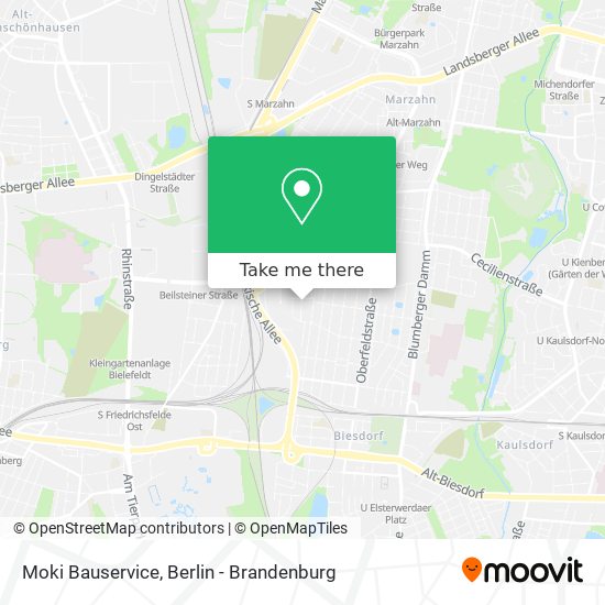 Moki Bauservice map