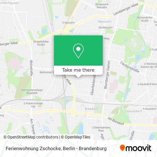 Ferienwohnung Zschocke map