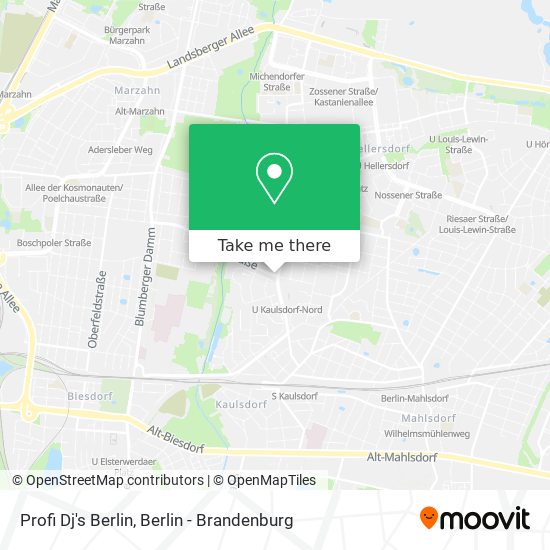 Profi Dj's Berlin map