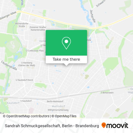 Карта Sandrah Schmuckgesellschaft