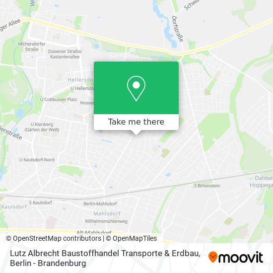 Карта Lutz Albrecht Baustoffhandel Transporte & Erdbau