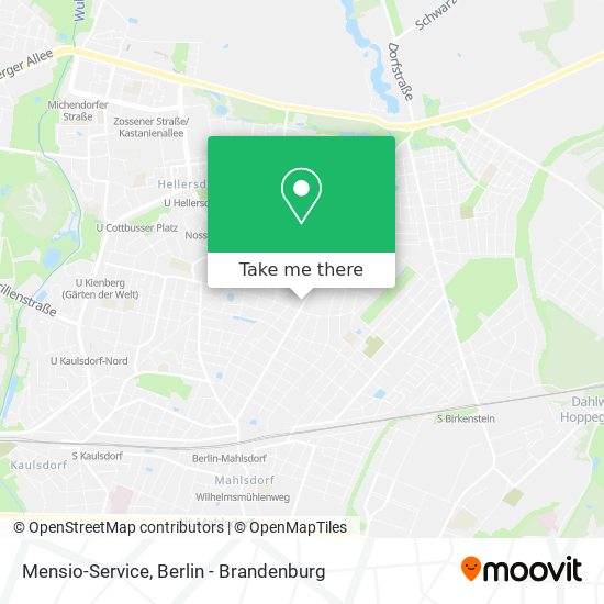 Mensio-Service map