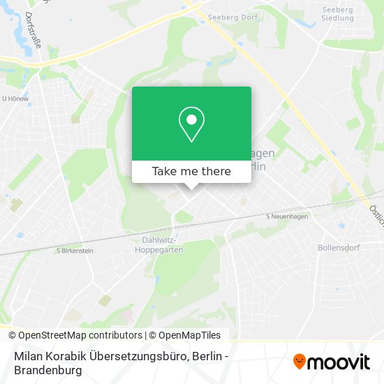 Milan Korabik Übersetzungsbüro map