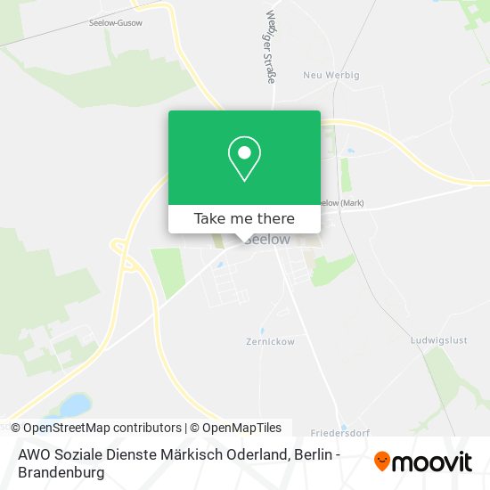 AWO Soziale Dienste Märkisch Oderland map