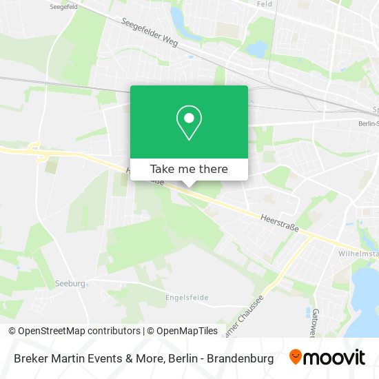 Breker Martin Events & More map