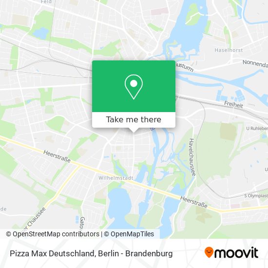 Pizza Max Deutschland map