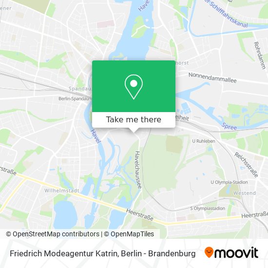 Карта Friedrich Modeagentur Katrin